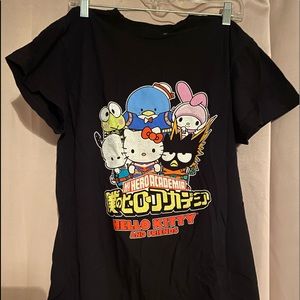 My hero academia hello kitty shirt